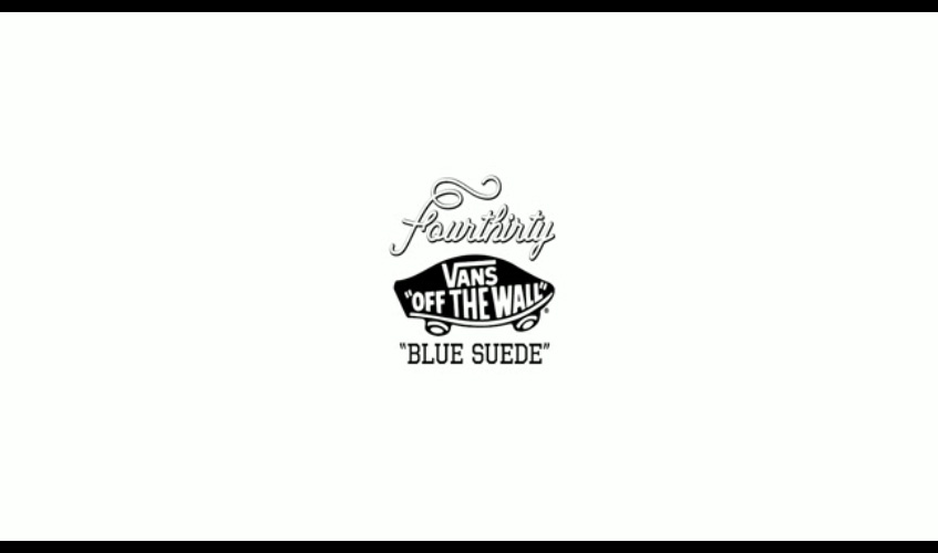 Vans 430 blue suede sale